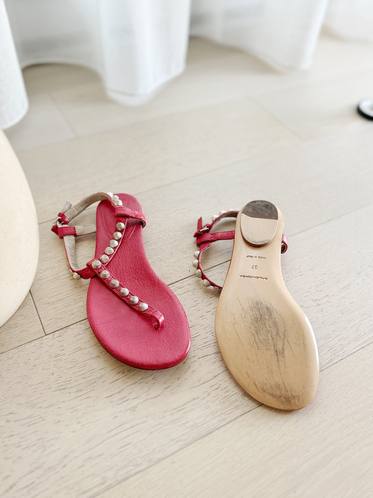 Studded Flat Sandals