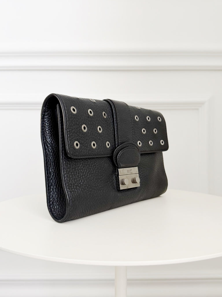 Leather Grommet Detail Cross Boy Bag