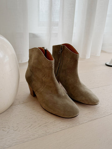 Suede Ankle Boots