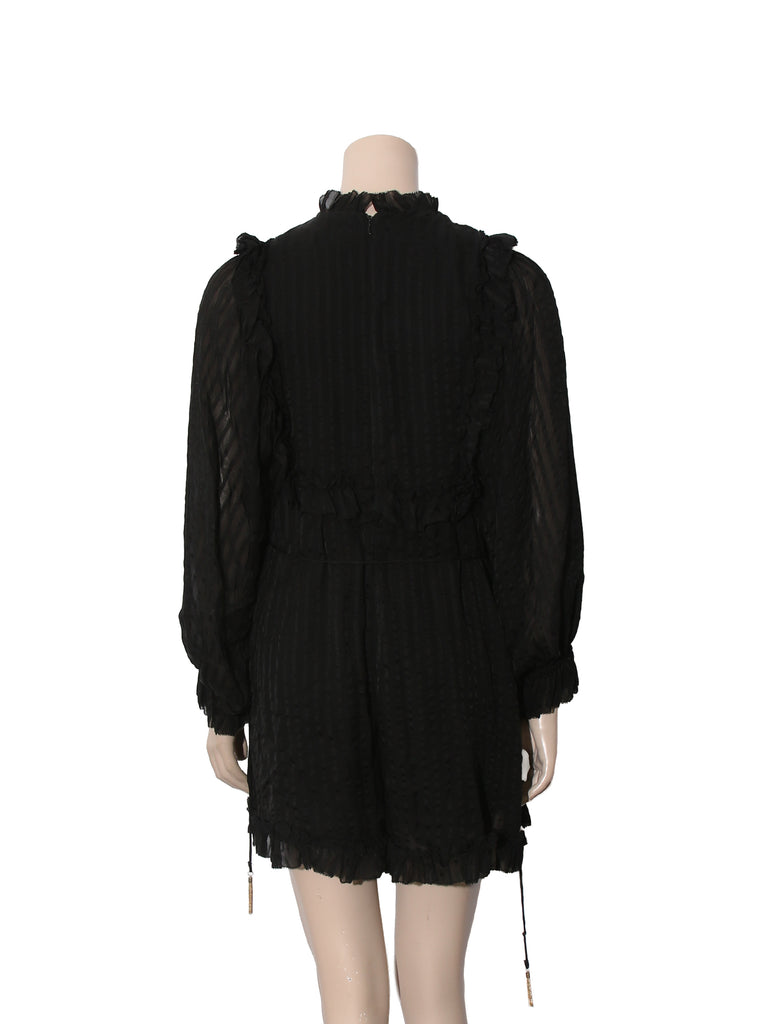 Silk Long Sleeve Romper