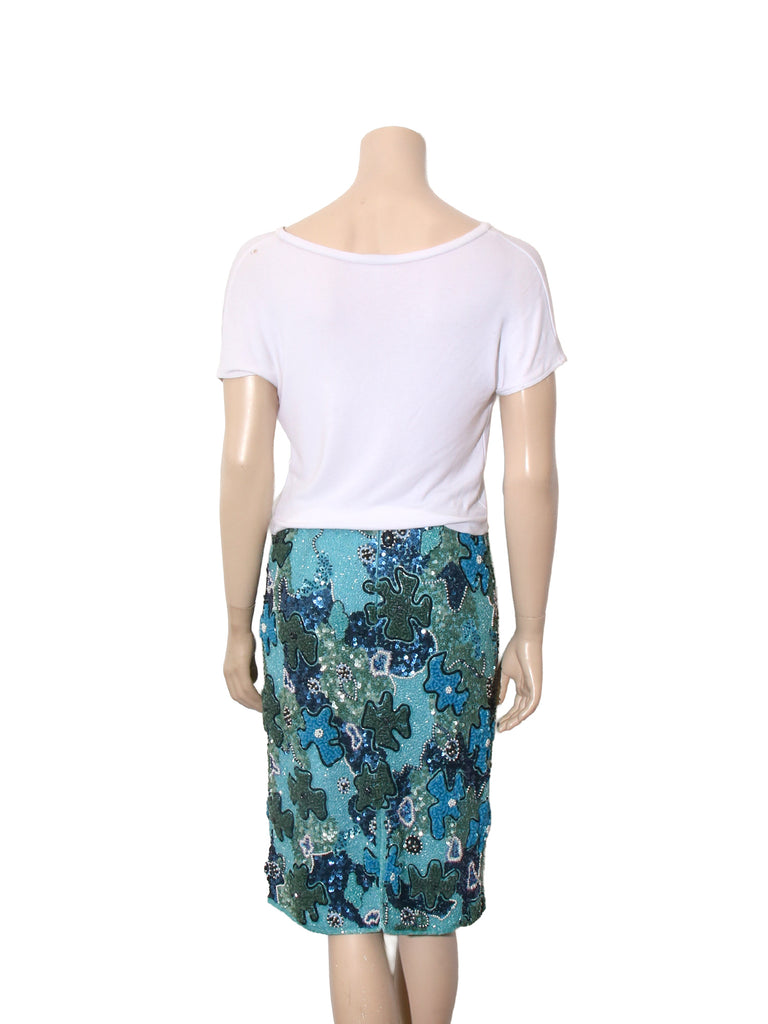 Vintage Beaded Sequin Skirt