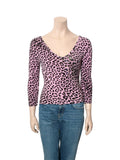 Leopard Print Knit Top
