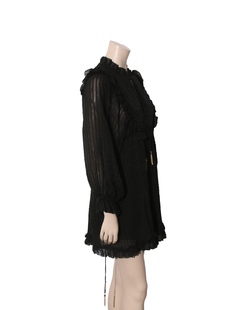 Silk Long Sleeve Romper