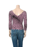 Leopard Print Knit Top