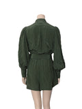 Silk Long Sleeve Romper