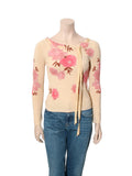 Floral Print Sweater