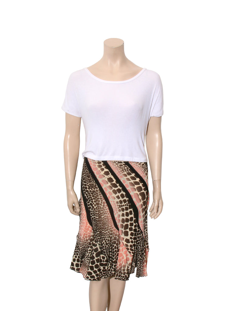 Vintage Leopard Print Skirt