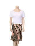 Vintage Leopard Print Skirt