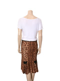 Vintage Leopard Print Skirt
