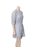 Eyelet Mini Dress
