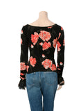 Floral Knit Sweater