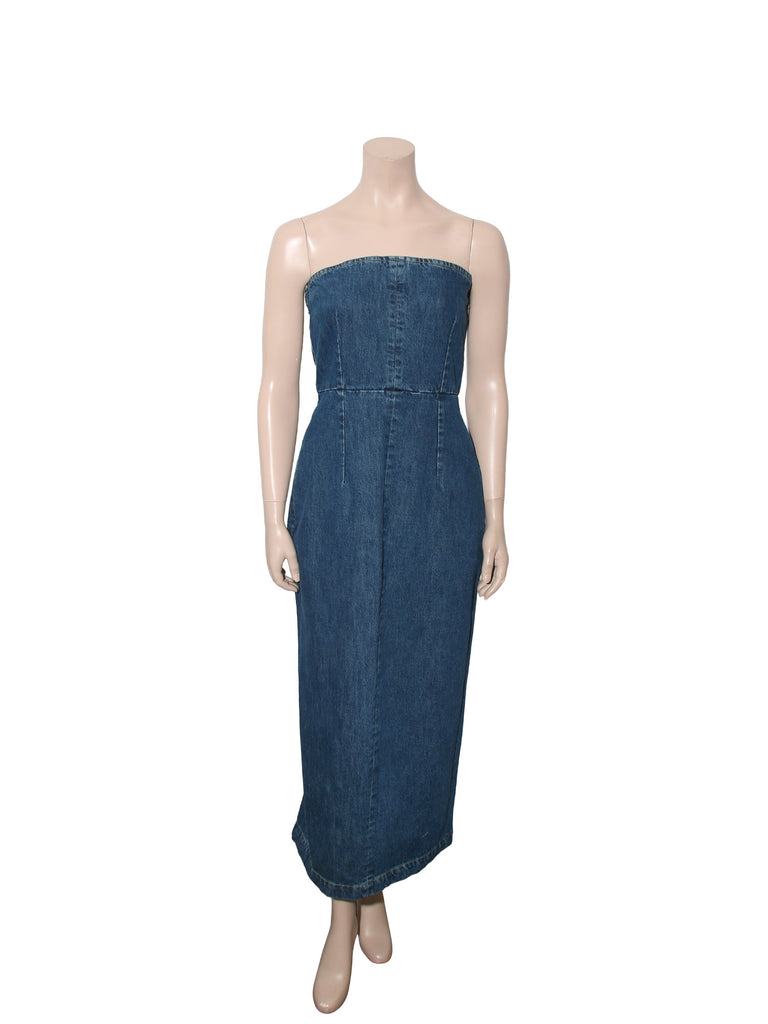 Denim Maxi Dress