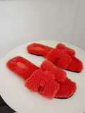 Shearling Oran Slide Sandals