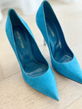 Suede Pointed Pumps