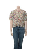Printed Silk Top