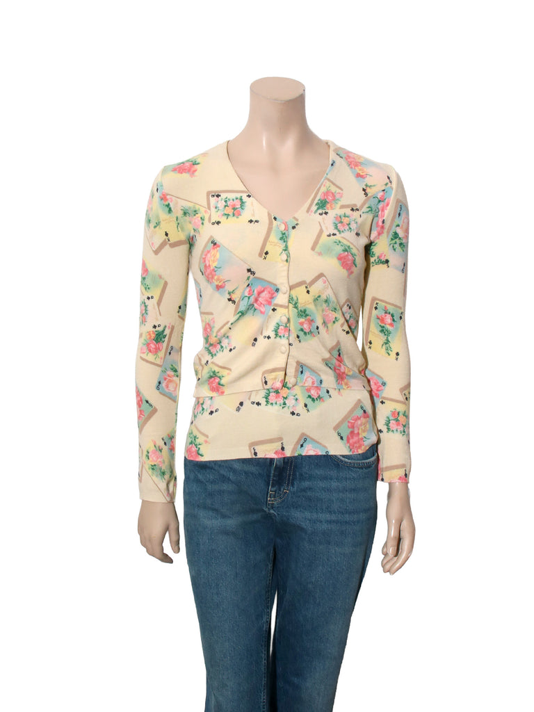 Floral Print Sweater Set