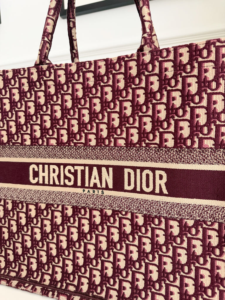 Large Dior Book Tote