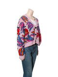 Printed Knit Cardigan