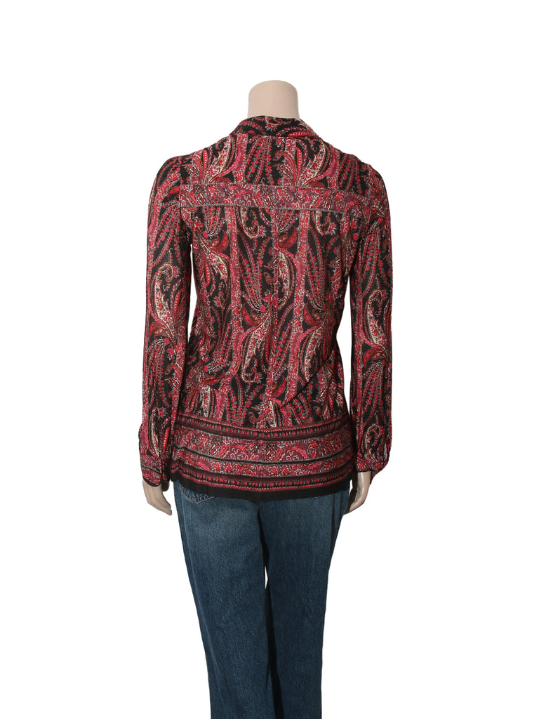 Paisley Print Top