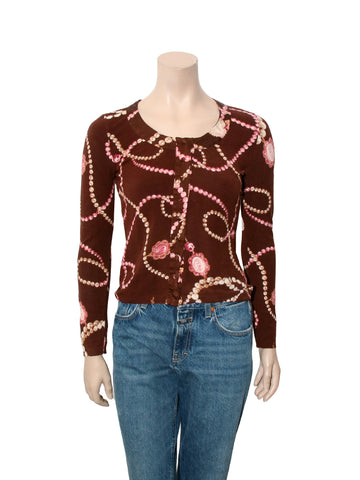 Pearl Print Cardigan