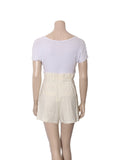 Elastic Waist Shorts