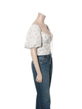 Eyelet Cotton Floral Bodysuit