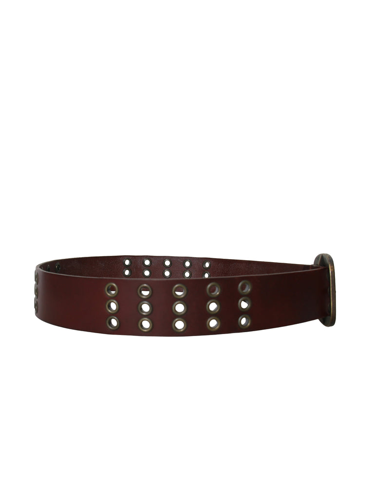 Leather Grommet Belt
