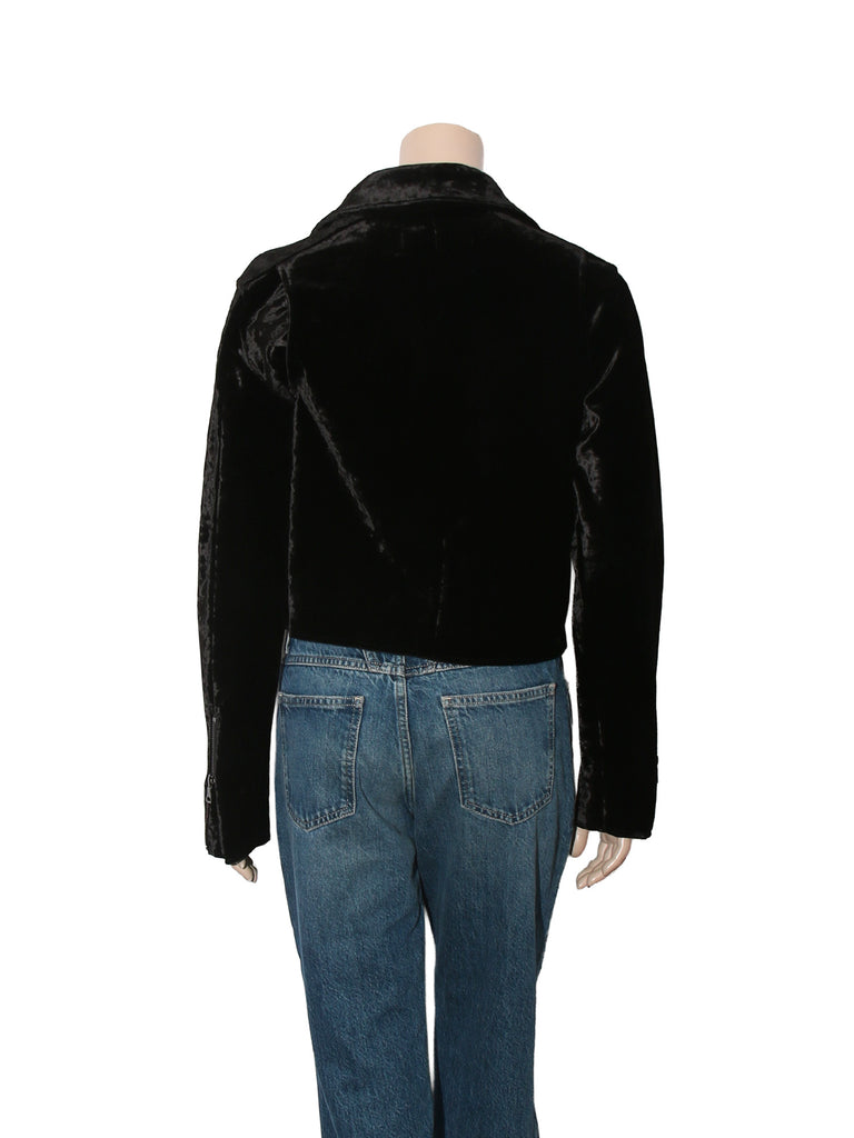 Velvet Biker Jacket