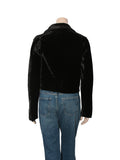 Velvet Biker Jacket