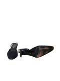 Vintage Suede Slingback Pumps