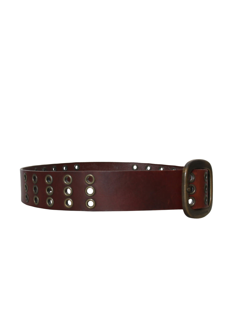 Leather Grommet Belt