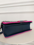 Quilted Canvas Fluo Boy Bag