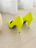 Patent Leather Neon Pumps