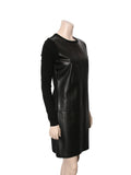 Leather Sweater Dress