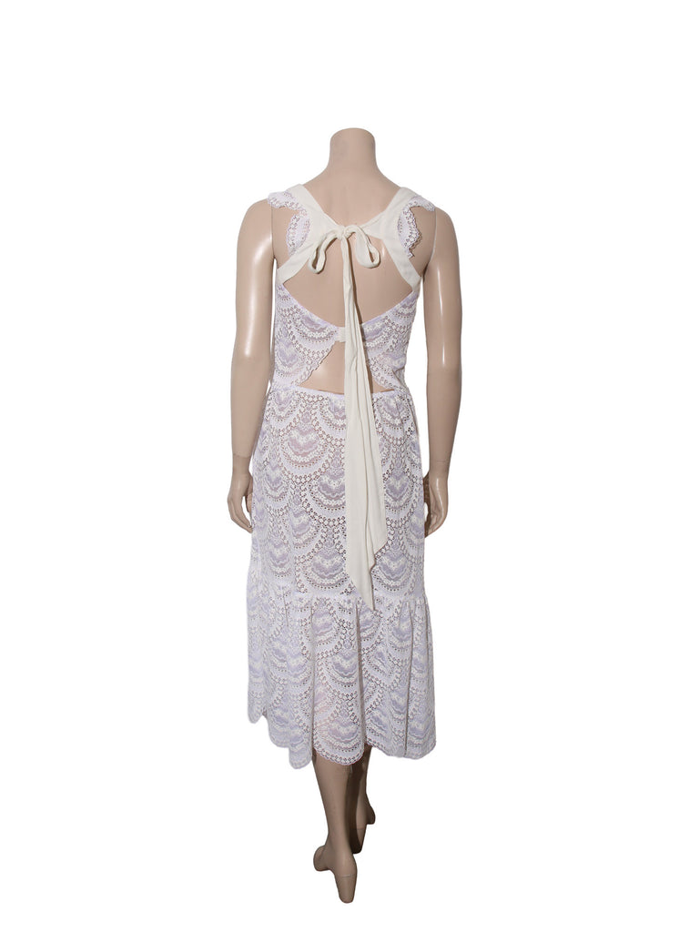 Lace Crop and Skirt Set