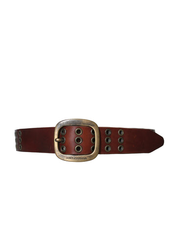 Leather Grommet Belt