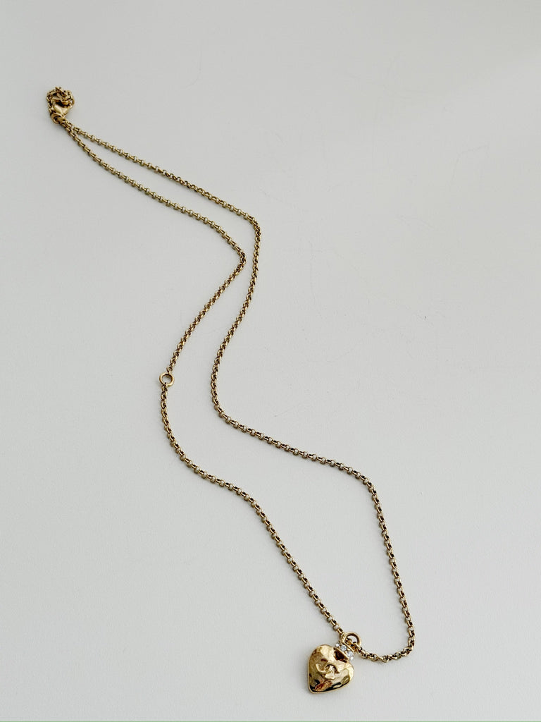 Strass Heart Necklace