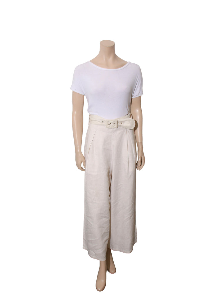 Linen Belted Pants