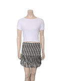 Elastic Silk Skirt