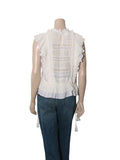 Silk Ruffle Top