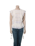 Silk Ruffle Top