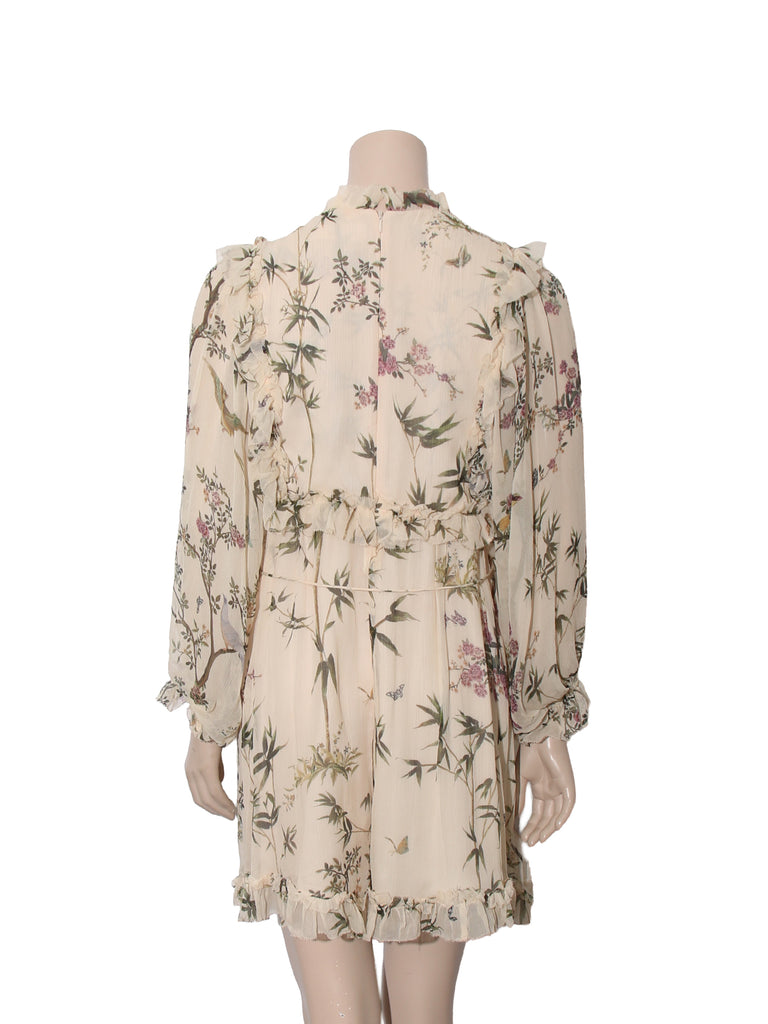 Floral Long Sleeve Romper