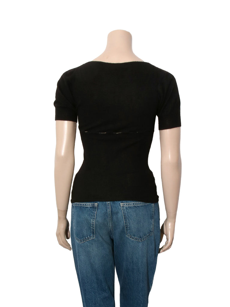 Cashmere Short Sleeve Sweater