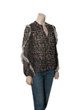 Floral Print Silk Top