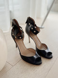 Rockstud Detail Leather Sandals