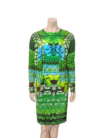 Printed Silk Dress Set