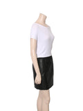 Faux Leather Skirt