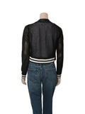 Cutout Leather Jacket