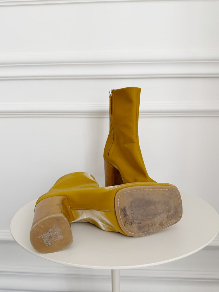 Patent Leather Boots