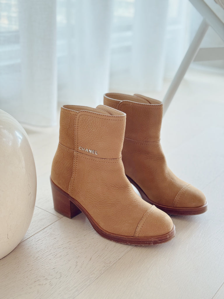 Suede Booties